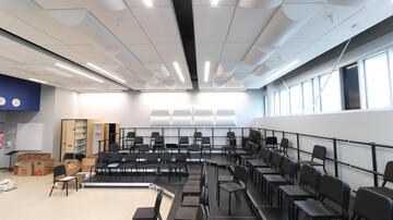 New music classroom at ʿ High